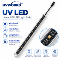 Bande LED UV UVWORKS SMD 3535 225NM 235NM 255NM 265NM 275NM 308NM 312NM 340NM 365NM UVC UVB UVA