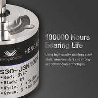 Encodeur rotatif incrémental HENGXIANG S30 jusqu'à 600P/R, protection IP50, montage fixe, 24 VDC, câble HTL avec service OEM/ODM