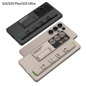 Funda compatible con Samsung S25, funda protectora S22, funda ultrafina S25 Ultra, funda completa S25 Ultra con correa para la muñeca y soporte. - Product Image 3