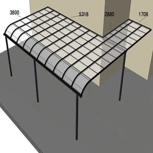 Meilleure vente - <span class=keywords><strong>Auvent</strong></span> de jardin <span class=keywords><strong>extérieur</strong></span> en aluminium résistant, imperméable, <span class=keywords><strong>pour</strong></span> terrasse - Product Image 3