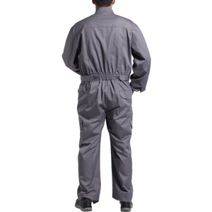Men's Cotton Work Coveralls Breathable Fashionable Work Clothes Uniform Adjustable Waistband Reflective for Workshop Safety - Product Image 2