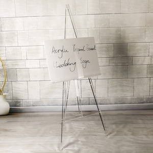 Trépied pour femmes, support en acrylique, avec affichage artistique, pour mariage - Product Image 4