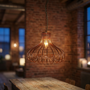 Collection Iqbal de lampes suspendues traditionnelles - Éclairage décoratif moderne à économie d'énergie avec taille et couleur personnalisables - Product Image 3