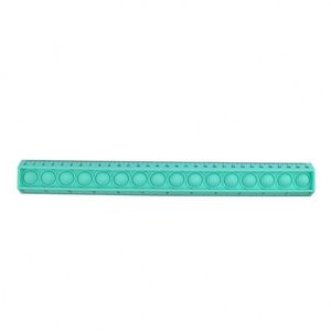 Novedades en Papelería de Silicona, Reglas Creativas de Color Caramelo, Regla de Burbujas Antiestrés, Linda Regla para Niños, Regalos - Product Image 4