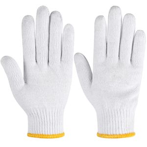 Personalizable 30g 40g calibre 10 algodón tejido Overlock Color guantes de seguridad para granja almacén de trabajo usable para seguridad laboral - Product Image 2