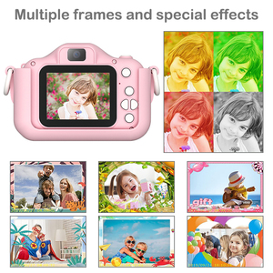 Cámara Digital HD 1080P para Niños, Mini Juguete con Diseño <span class=keywords><strong>de</strong></span> Dibujos Animados, para Selfies y Fotos con Gato, Perro y Unicornio para Niños Pequeños - Product Image 6