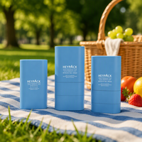 Tube vide carré mat personnalisé pour cosmétiques, déodorant solide, écran solaire, parfum, baume – Emballage twist-up