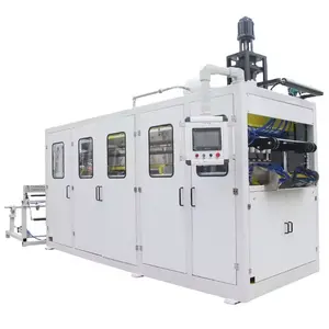 Máquina automática para fabricar produtos descartáveis de termoformação de copos de plástico SINOPLAST Cam Mold Drive