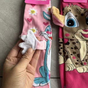 Chaussettes douillettes pour femmes et filles, chaussettes pantoufles à motif chat, chaussettes de sol fantaisie 3D, chaussettes épaisses et chaudes en tricot créatif - Product Image 6
