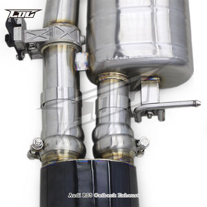 Échappement sport à soupapes COC pour <span class=keywords><strong>Audi</strong></span> RS4/<span class=keywords><strong>RS5</strong></span> B9/B9.5 2.9T 2017-2024, tuyau d'échappement en acier inoxydable, embouts noirs RS - Product Image 6