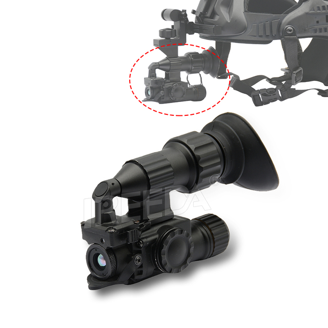 IREEDA Fused Night Vision Thermal Monocular Combines IIT and Head-mounted Clip-on Fusion Thermal Monocular