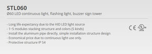 Lampe d'alarme STL060-F-C51-3-D HAN YOUNG et système de détecteur de fumée interconnecté authentique pour la maison et le commerce P - Product Image 2