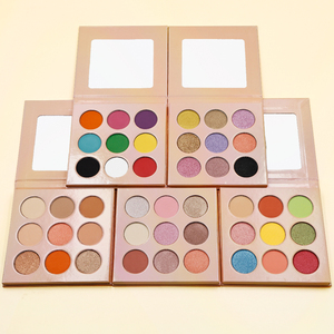 Palette de fards à paupières vegan personnalisée 9 couleurs, longue tenue, <span class=keywords><strong>maquillage</strong></span>, palette de fards à paupières à marque privée, poudre de fard à paupières mat - Product Image 2