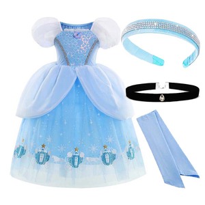 All'ingrosso bambino ragazze festa di compleanno Costume <span class=keywords><strong>da</strong></span> <span class=keywords><strong>fata</strong></span> blu reale abito <span class=keywords><strong>da</strong></span> principessa DISP-006 - Product Image 2