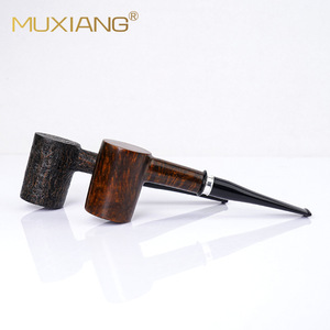 MUXIANG Briar Wood Smoking Pipe 9mm Filter Straight Type Handmade Tobacco Pipe - Product Image 4