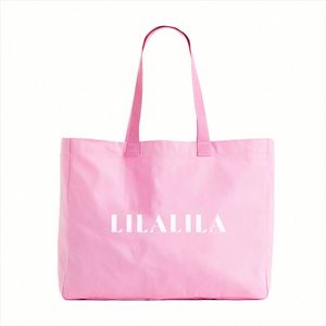 Bolsas de Compras al por Mayor, Orgánicas, Reutilizables, con Diseño Personalizado, Bolsa de Lona de Algodón con Impresión, Bolsa de Compras para la Playa con Logotipo - Product Image 1