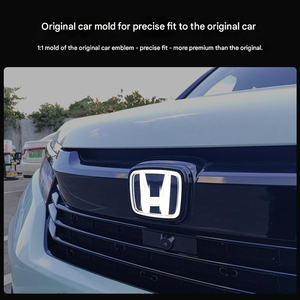 Pour Honda, Ventes Flash : Éclairage <span class=keywords><strong>LED</strong></span> de logo 4D pour voiture, Effet dynamique d'eau, Lumières de logo avant et arrière - Product Image 5