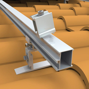 Belle durabilité Rail solaire anodisé système de montage au sol couronne tuile toit couronne montage sur couronne pince application au sol - Product Image 3