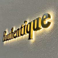 Señalización personalizada con nombre de tienda, letreros comerciales retroiluminados personalizados para exteriores, fabricante de letreros Led con precio al por mayor