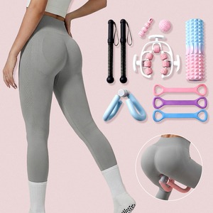 Kit de Yoga Todo en Uno: Pantalones de Yoga con Control de Abdomen, Herramientas para Alivio Muscular, <span class=keywords><strong>Calcetines</strong></span> Antideslizantes, Ideal para Gimnasio en Casa y Uso en Estudio - Product Image 5