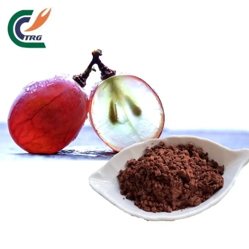 Nahrungsergänzungsmittel natürliches Traubenkerne-Bruchtextrakt Opc 95 % Haut Traubenkerne trockene Extrakt