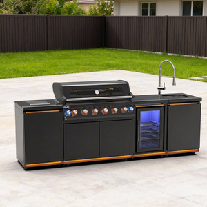 KHÁCH SẠN hồ bơi Patio bếp bồn rửa tủ bộ hoàn chỉnh BBQ lưu trữ cao cấp 304 thép không gỉ ngoài trời tủ bếp - Product Image 1