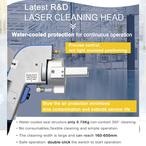High Power 1500 Watt Handheld Metal Paint Rust Removal <b>Laser</b> Cleaning Machine Stainless Steel Stone High Safety <b>Level</b> 2-Year - Product Image 3