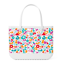 Sac fourre-tout en EVA grande capacité avec impression de logo personnalisé, imperméable et lavable, pour la plage, les vacances, la piscine, le bateau, le pique-nique