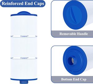 CryspoolFilter compatible con 6CH-961, J400, 6541-383, cartucho <span class=keywords><strong>de</strong></span> filtro <span class=keywords><strong>de</strong></span> spa, 2 paquetes <span class=keywords><strong>de</strong></span> soporte OEM - Product Image 4