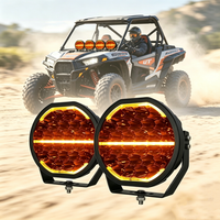 Nouveau phare antibrouillard LED breveté de 9 pouces pour 4x4, VTT et camions