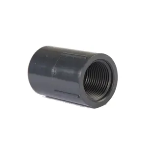 New PVC Internal Thread Joint Fittings Female Threaded Reducing Thickening Water Supply Straight Coupling Pipe Fittings