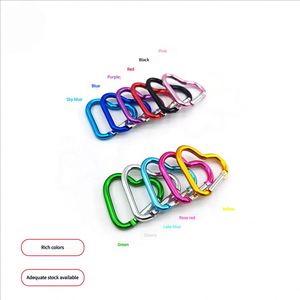 หัวเข็มขัดอลูมิเนียมอัลลอยด์เบอร์ 5 สำหรับเดินป่า DIY พวงกุญแจรูปหัวใจหลากสี หัวเข็มขัดหูฟัง หัวเข็มขัดกระเป๋าเป้สะพายหลังสำหรับกิจกรรมกลางแจ้ง - Product Image 2