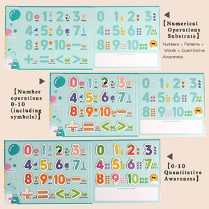 Montessori Digital Puzzle <b>Book</b> Educational Toys for Kids Board Game for <b>Math</b> Learning Number Counting Cognition for Boys Girls - Product Image 2