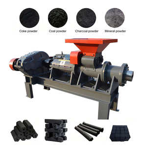 Machine à fabriquer des briquettes de charbon de bois, machine à fabriquer des bâtonnets de charbon de biomasse, extrudeuse de bâtonnets de charbon, prix - Product Image 1