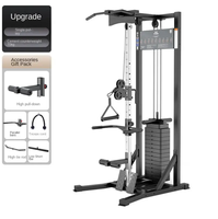 LAT Commercial Pull Down Machine & Small Bird Trainer-Machine à câble unique multifonction avec options d'aviron et de mouche de poitrine