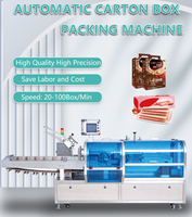 Machine d'emballage automatique verticale pour le conditionnement de canettes et de sacs, équipement d'emballage de boîtes en carton à haute efficacité