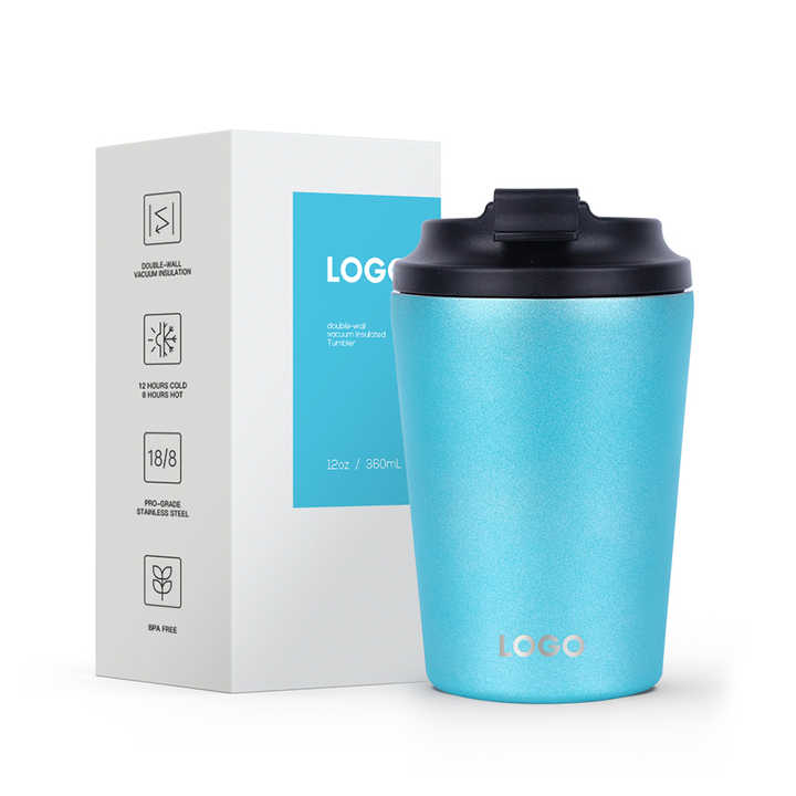 Cupholder Friendly Double Wall Vacuum Tumblers Reusable To Go Mug