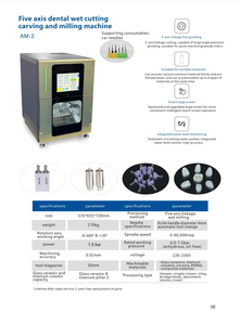 Ultima macchina da laboratorio per fresatura dentale a 5 assi per fresatura di metalli <span class=keywords><strong>CNC</strong></span> con fonte di energia elettrica attrezzature e accessori per terapia orale - Product Image 6