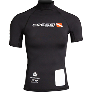CRESSI Lady Rash Guard Short JLW4784 in SL taglia nera M/3 (40) per abbigliamento da nuoto centro immersioni - Product Image 1