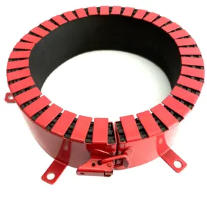 Intumescent Fire Protection Collar Fire Barrier Collar Size Can Be Customized