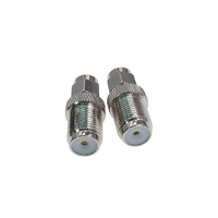 Adaptador de Conector RF de Cobre Niquelado Tipo F a SMA Macho, Conector F-SMA-JK Hembra a Macho, Categoría de Producto: Otros Conectores