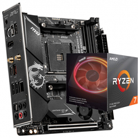 MSI MPG B550I游戏边缘最大无线二手游戏主板支持3600X 3700X 3800X AMD Ryzen处理器