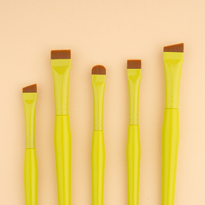 Private Label Extra Thin Flat Angled Eyebrow <strong>Eyeliner</strong> Concealer Makeup <strong>Brush</strong> <strong>for</strong> Eye - Product Image 4