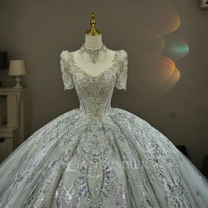 Exquisite Princess <b>Wedding</b> Dress With Lace Appliques Intricate Bridal Gowns Lsjj22 - Product Image 5