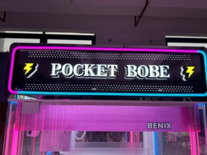 Đầy Màu sắc Claw đồ chơi sang trọng món quà Crane Claw nhà máy bán buôn đồng tiền hoạt động <span class=keywords><strong>Arcade</strong></span> trung tâm mua sắm trò chơi trung tâm Túi bobe đồ chơi Catcher - Product Image 2