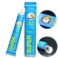 Super Vigaa 150000 Crème et Spray Retardants à Usage Externe pour Parties Intimes Masculines Adultes