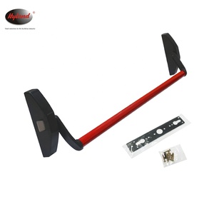 Dispositif anti-panique pour porte coupe-feu Hyland 310, à clé, en alliage <span class=keywords><strong>de</strong></span> zinc, tube en fer, barre poussoir <span class=keywords><strong>de</strong></span> 900 mm, verrouillage à un point, <span class=keywords><strong>sortie</strong></span> d'urgence - Product Image 1