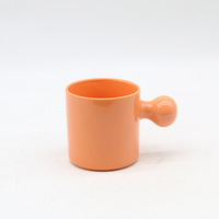 Mug à thé en porcelaine écologique avec poignée unique, capacité de 300 ml, design original, couleurs personnalisables, logo, cadeau d'entreprise pour les couples