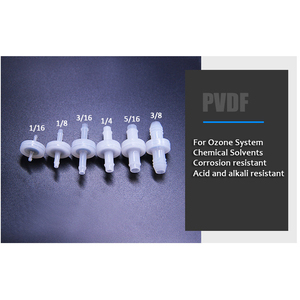 Zdvseal PP pvdf 1/16 inch để 3/8 "nhựa kiểm tra van một chiều barb Hose Inline không trở lại van cho nhiên liệu dầu nước không khí - Product Image 5