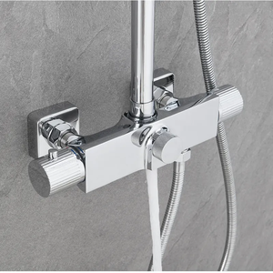 Ensemble de <span class=keywords><strong>douche</strong></span> mural thermostatique intégré de style européen avec prévention de la rouille - Product Image 3